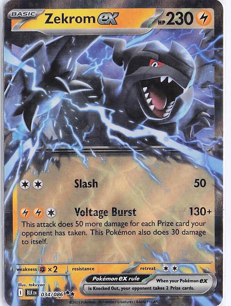 Zekrom ex 034/086