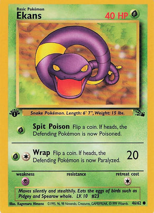 Ekans 46/62 (1st)