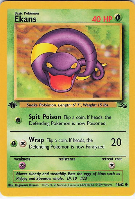 Ekans 46/62 (1st)