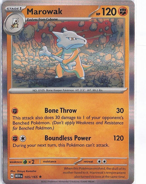 Marowak 105/165 (H)