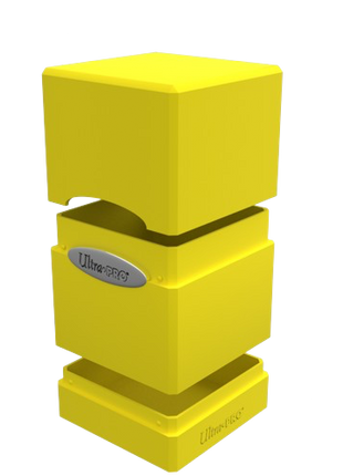 Ultra Pro - Bright Yellow Satin Tower Deck Box