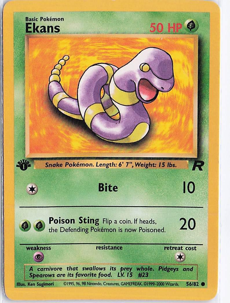 Ekans 56/82 (1st)