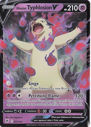 Hisuian Typhlosion V 053/189