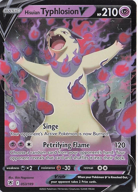 Hisuian Typhlosion V 053/189