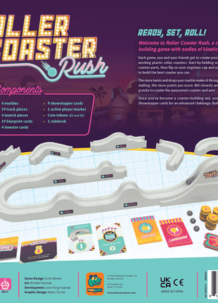 Roller Coaster Rush Board Game