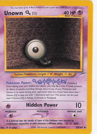 Unown (Q) 59/105