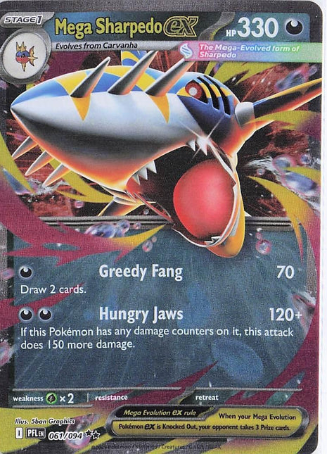 Mega Sharpedo ex 061/094