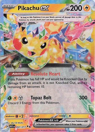 Pikachu ex 057/217