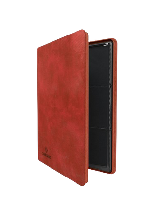 Gamegenic - Red 18 Pocket Zip-Up Album Binder