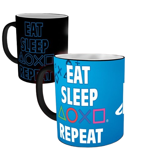 Playstation - Eat Sleep Repeat Heat Change Mug