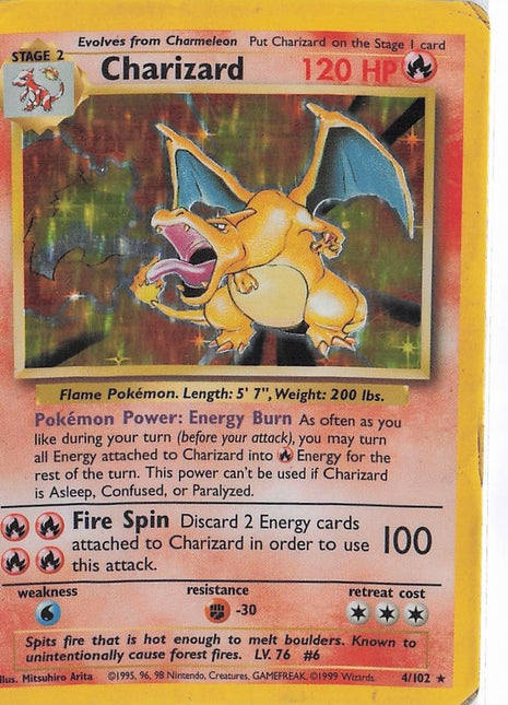 Charizard 4/102 (H) (D)
