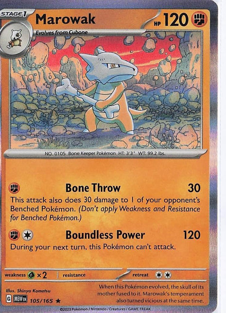 Marowak 105/165 (H)
