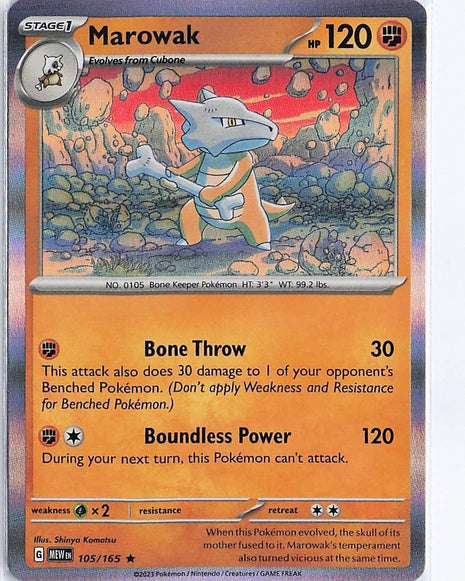 Marowak 105/165 (H)