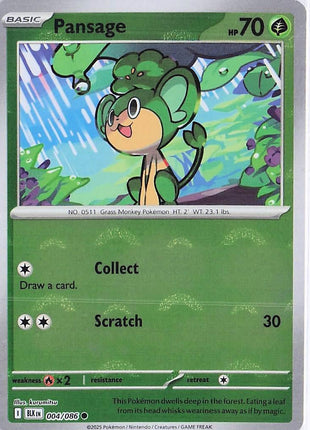 Pansage 004/086 (Pokeball)