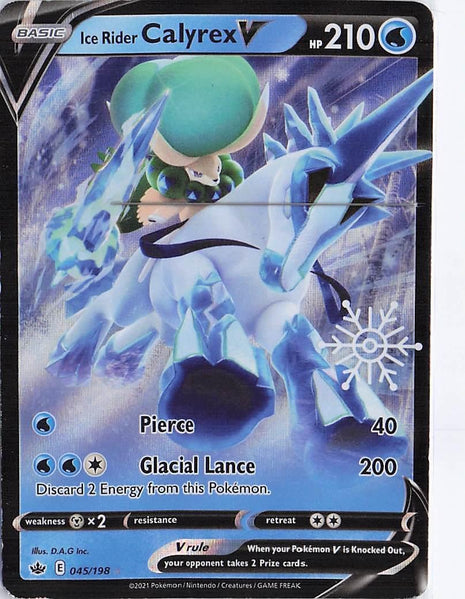 Ice Rider Calyrex V 045/198 (Snowflake)