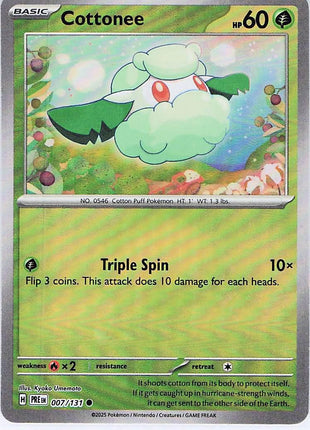 Cottonee 007/131 (Pokeball Holo)