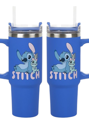 Lilo & Stitch - Blue Stitch 900ml Insulated Cup and Straw