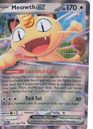 Meowth ex 062/088