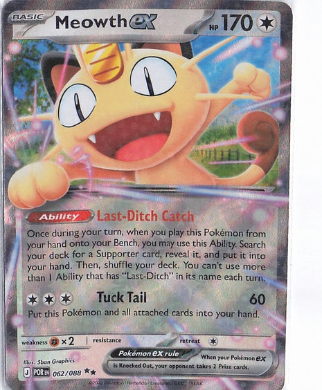 Meowth ex 062/088