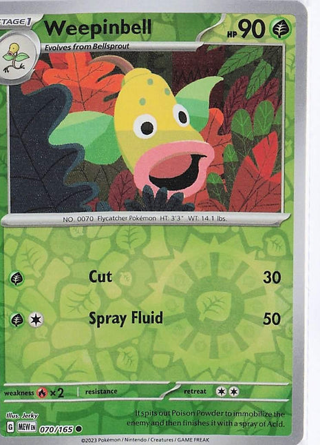 Weepinbell 070/165 (RH)
