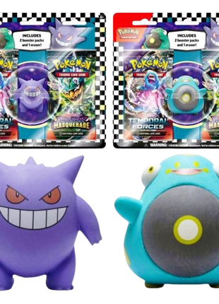 Pokemon - Back To School Gengar/Bellibolt Eraser Blister