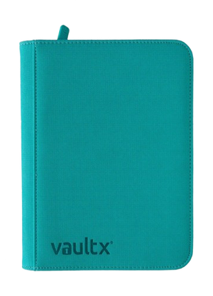 Vault X - Teal 4 Pocket Zip Binder
