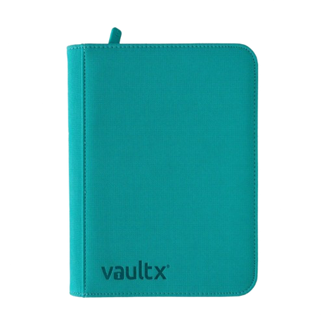 Vault X - Teal 4 Pocket Zip Binder