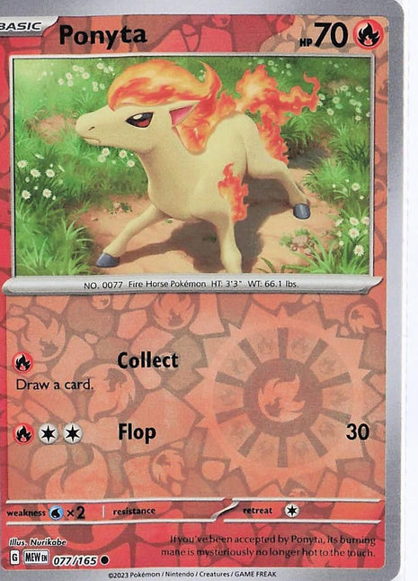 Ponyta 077/165 (RH)