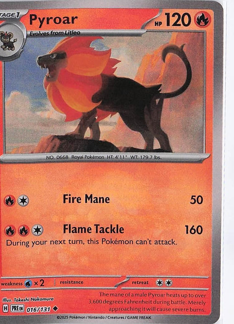 Pyroar 016/131 (Pokeball)