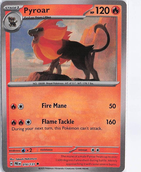 Pyroar 016/131 (Pokeball)