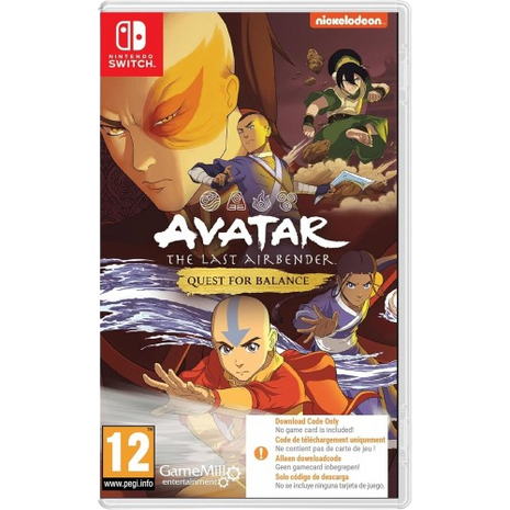Avatar The Last Airbender: Quest For Balance (Nintendo Switch - Code In Box)