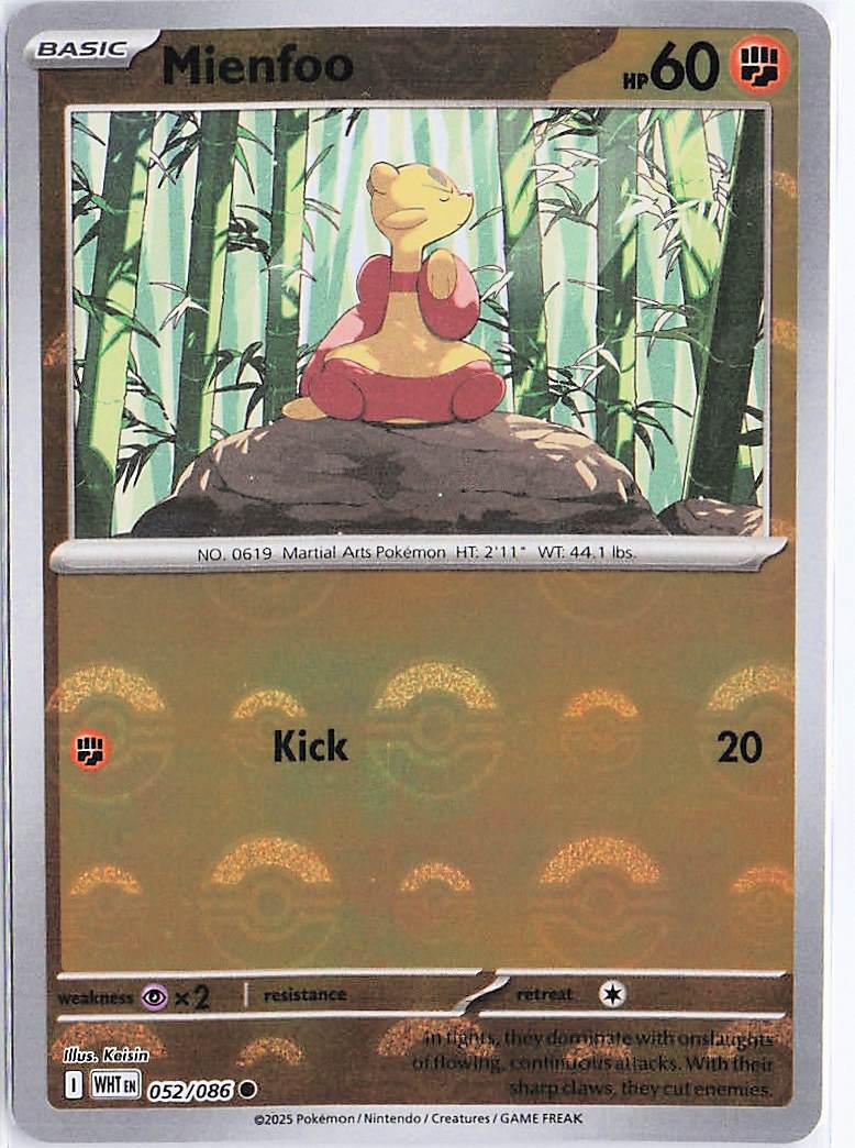 Mienfoo 052/086 (Pokeball)