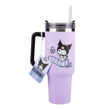 Sanrio - Kuromi 900ml Insulated Cup and Straw
