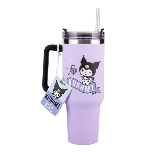 Sanrio - Kuromi 900ml Insulated Cup and Straw