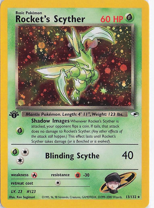 Rocket’s Scyther 13/132 (H) (1st)