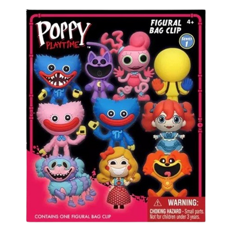 Poppy Playtime  - Series 1: 3D Character Bag Clip Blind Bag