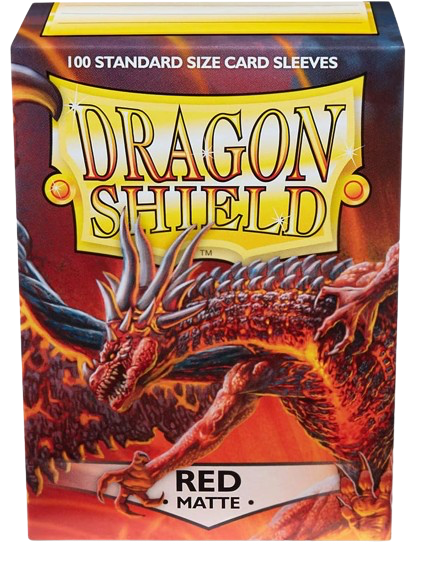 Dragon Shield - Matte Red Sleeves (100)