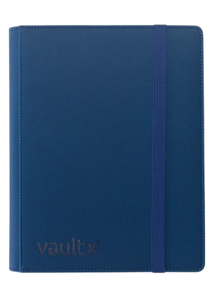 Vault X - Royal Blue 9 Pocket Exo Tec Strap Binder