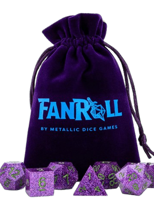 FanRoll - Large Velvet Dice Bag (Assorted)