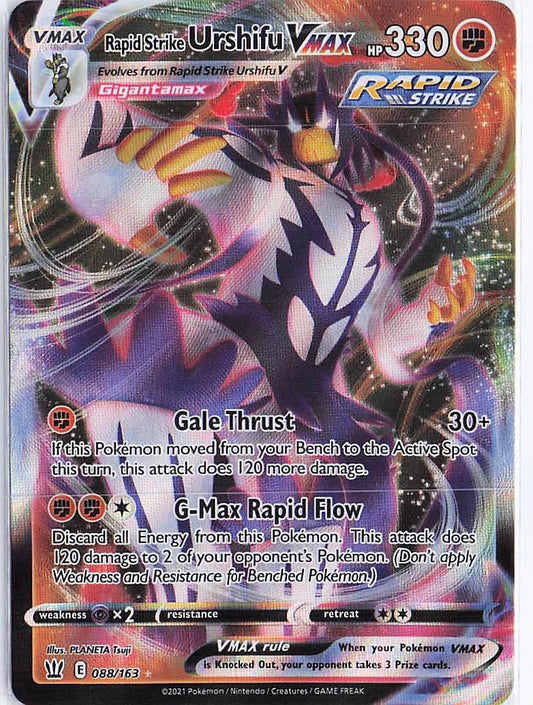 Rapid Strike Urshifu VMAX 088/163