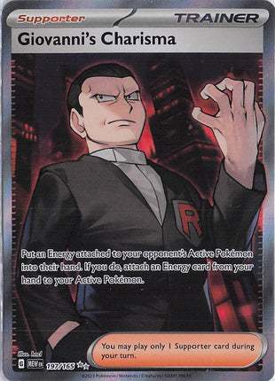 Giovanni’s Charisma 197/165