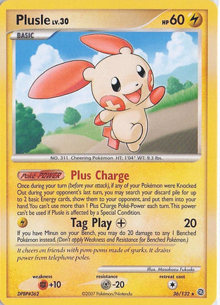 Plusle LV.30 36/132