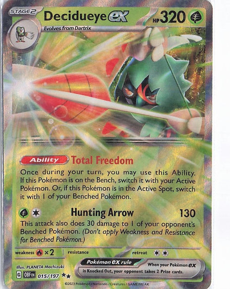 Decidueye ex 015/197