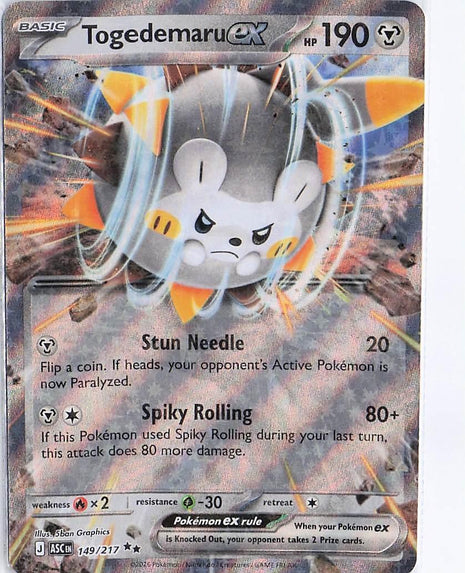 Togedemaru ex 149/217