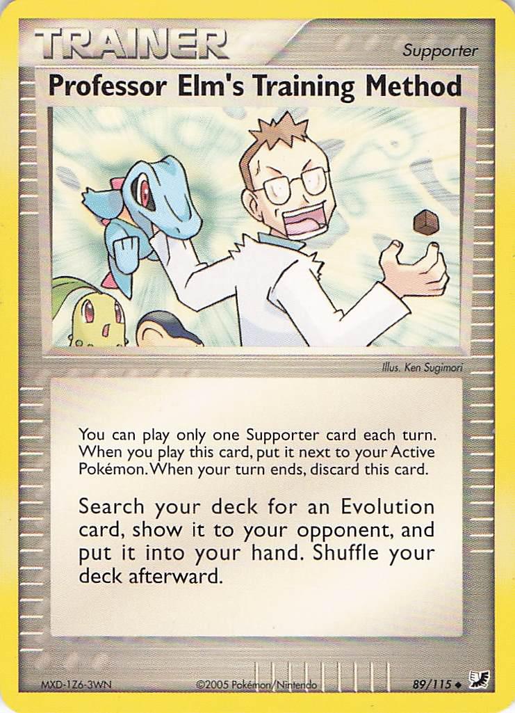 Professor Elm’s Training Method 89/115