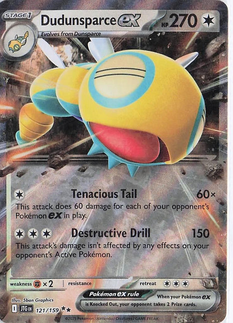 Dudunsparce ex 121/159