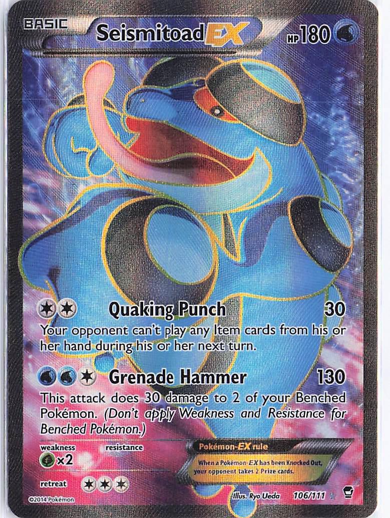 Seismitoad EX 106/111