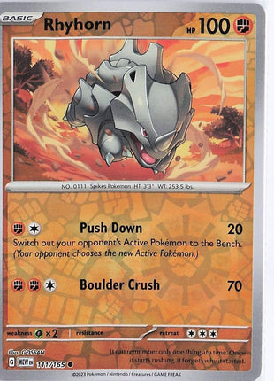 Rhyhorn 111/165 (RH)