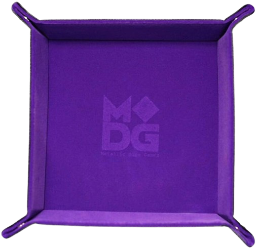 FanRoll - Purple Fold Up Velvet Dice Tray