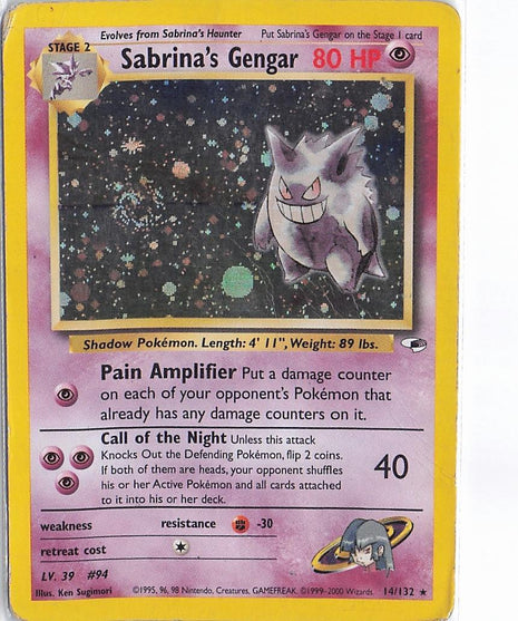 Sabrina’s Gengar 14/132 (H)(D)